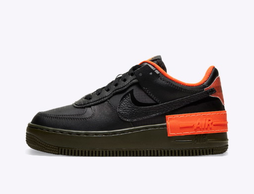 Sneakerek és cipők Nike Air Force 1 Low Shadow "Black Hyper Crimson Cargo Khaki" W Fekete | CQ3317-001