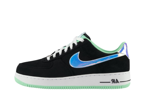 Sneakerek és cipők Nike Air Force 1 Low Black Green Glow Fekete | 488298-080
