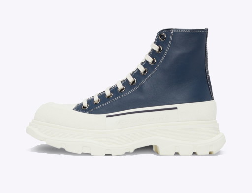 Sneakerek és cipők Alexander McQueen Tread Slick High Sneakers Kék | 627206WIAM2