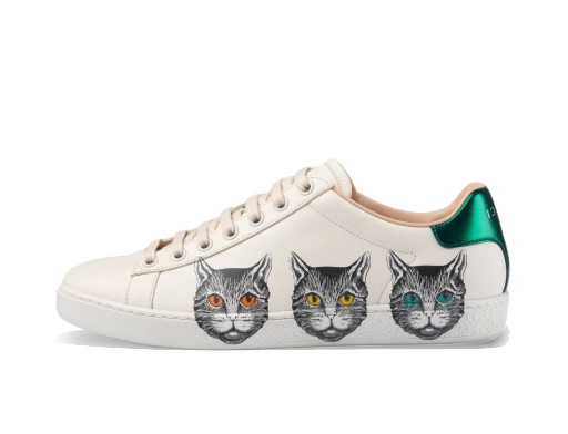 Sneakerek és cipők Gucci Ace 'Mystic Cat' (W) Fehér | 577147 A38V0 9090