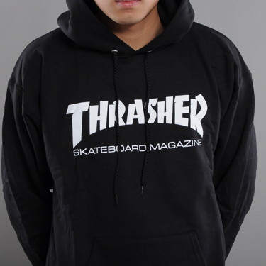 Sweatshirt Thrasher Skate Mag Hoody Fekete | 113103BK, 2