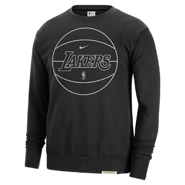 Sweatshirt Nike DRY - FIT NBA Los Angeles Lakers Standard Issue Fekete | DX9748-010, 0