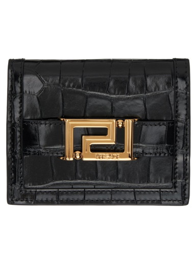 Pénztárca Versace Croc Greca Goddess Wallet Fekete | 1008832_1A08724