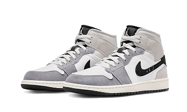 Sneakerek és cipők Jordan Air Jordan 1 Mid SE Craft "Cement Grey" Szürke | DZ4136-002, 4