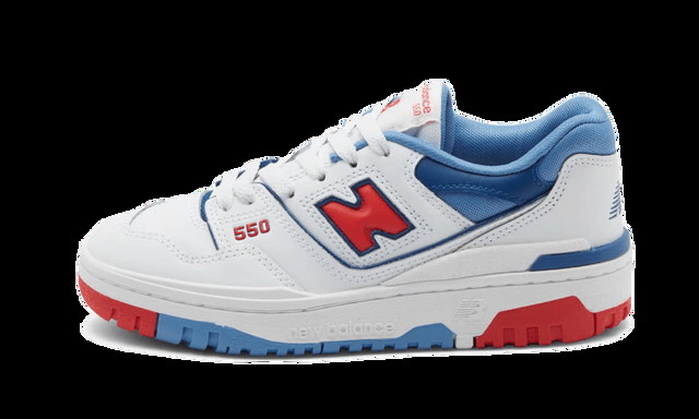 Sneakerek és cipők New Balance 550 'White True Red' Fehér | GSB550CH