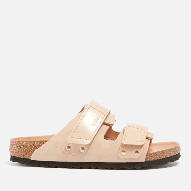 Sneakerek és cipők Birkenstock Women's Uji Nubuck and Patent Leather Sandals - UK 3.5 Bézs | 1026544