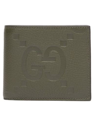 Pénztárca Gucci Jumbo GG Logo Wallet Olive Zöld | 739475-AABY0-3346
