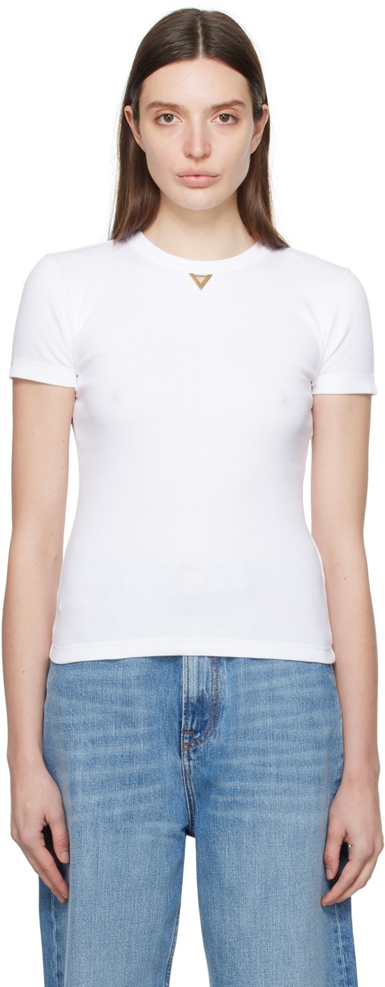 Póló Valentino Hardware T-Shirt Fehér | 4B3MG22B8GF