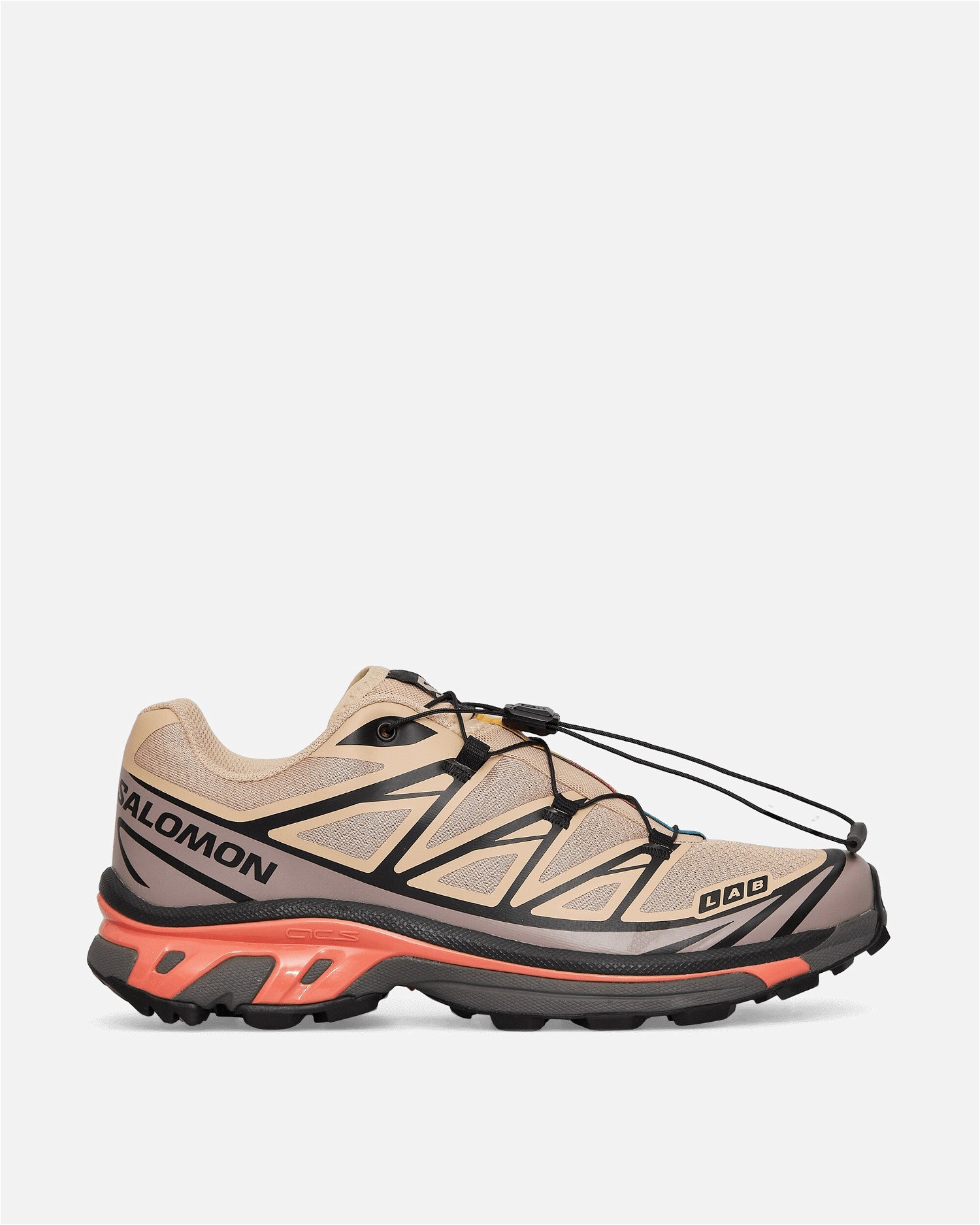 Sneakerek és cipők Salomon XT-6 Sneakers Hazelnut / Quail / Living Coral Bézs | L47444900, 1