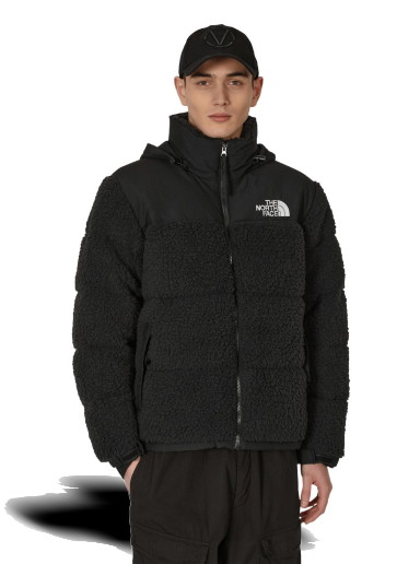 Puff dzsekik The North Face High Pile Nuptse Jacket Fekete | NF0A5A84 JK31