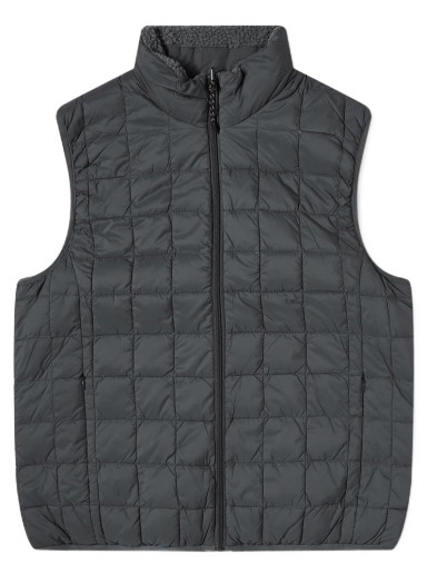 Mellények TAION Reversible Boa Fleece Down Vest Szürke | TAION-R002MB-BLK