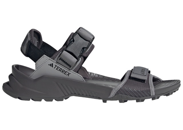 Sneakerek és cipők adidas Performance Terrex Hydroterra Sandals Charcoal Solid Grey Charcoal Core Black Fekete | IE8009