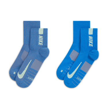 Zoknik és harisnyanadrágok Nike Ponožky U NK MLTPLIER ANKLE 2PR - 144 Sötétkék | sx7556-991, 4