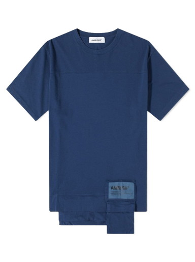 Póló Ambush Waist Pocket Tee Sötétkék | BMAA004F22JER0014544