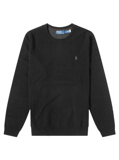 Sweatshirt Polo by Ralph Lauren Polo Ralph Lauren Lambswool Crew Knit Polo Fekete | 710876714003