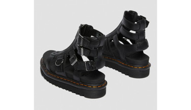 Sneakerek és cipők Dr. Martens Olson Zipped Leather Strap Sandals Fekete | DM26561001, 4