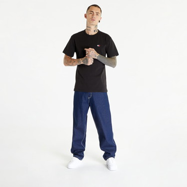 Póló Tommy Hilfiger Tommy Jeans Classic Badge Short Sleeve Tee Black Fekete | DM0DM17870 BDS, 2
