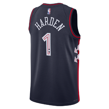 Sportmezek Nike Dri-FIT NBA Swingman James Harden Philadelphia 76ers City Edition 2023/24 Jersey Sötétkék | DX8515-419, 1
