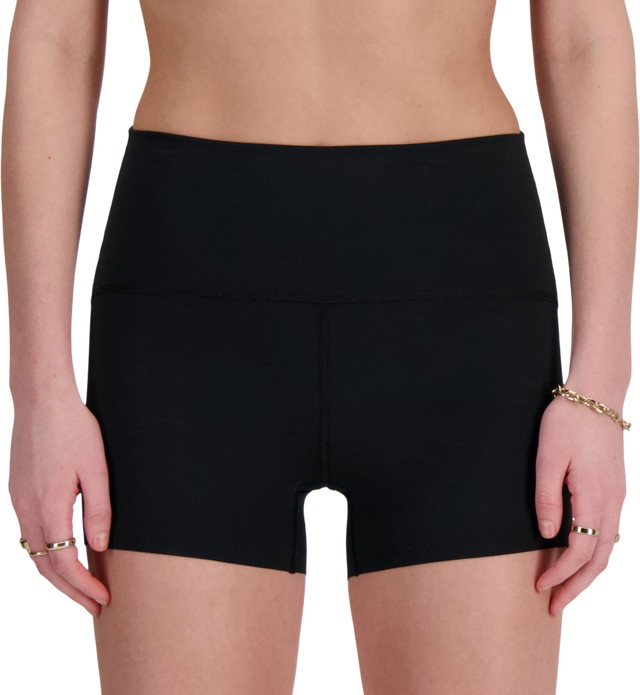 Rövidnadrág New Balance Sleek High Rise Short 3" Fekete | ws41269-bk