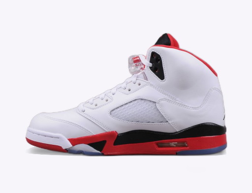 Sneakerek és cipők Jordan Air Jordan 5 Retro "Fire Red" 2013 Fehér | 136027 120