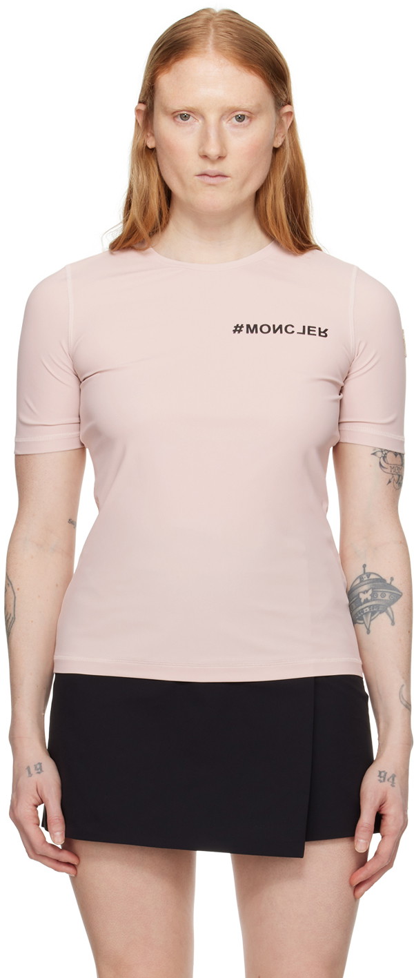 Póló Moncler Maglia T-Shirt Rózsaszín | J10988C00003829JP