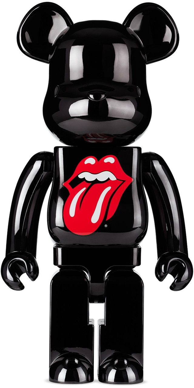 Gyűjthető Medicom Toy Black The Rolling Stones 1000% Bearbrick Fekete | 4530956605616