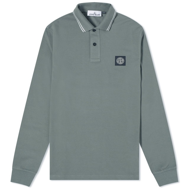 Pólóingek Stone Island Patch Polo Shirt Zöld | 80152SL18-V0059