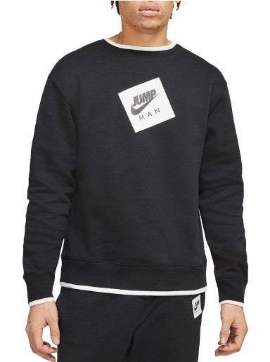 Sweatshirt Jordan Jumpman Classics Fleece Crewneck Fekete | cv2370-010