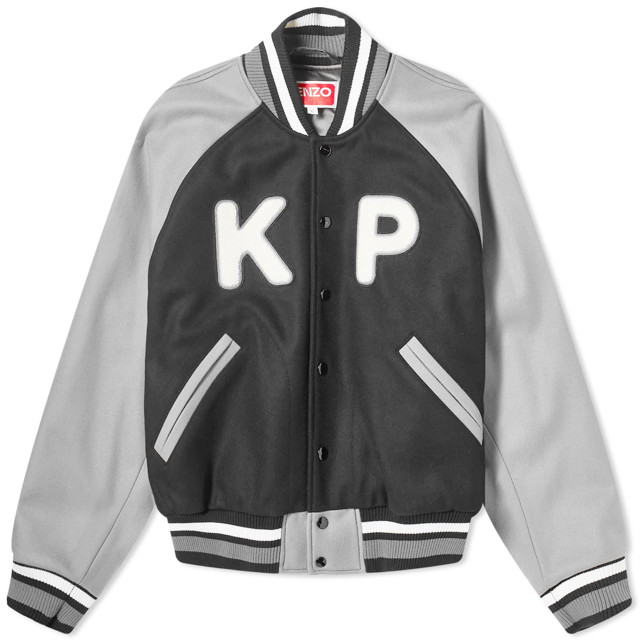 Dzsekik KENZO Wool Varsity Jacket Fekete | FE58BL1469OH-99