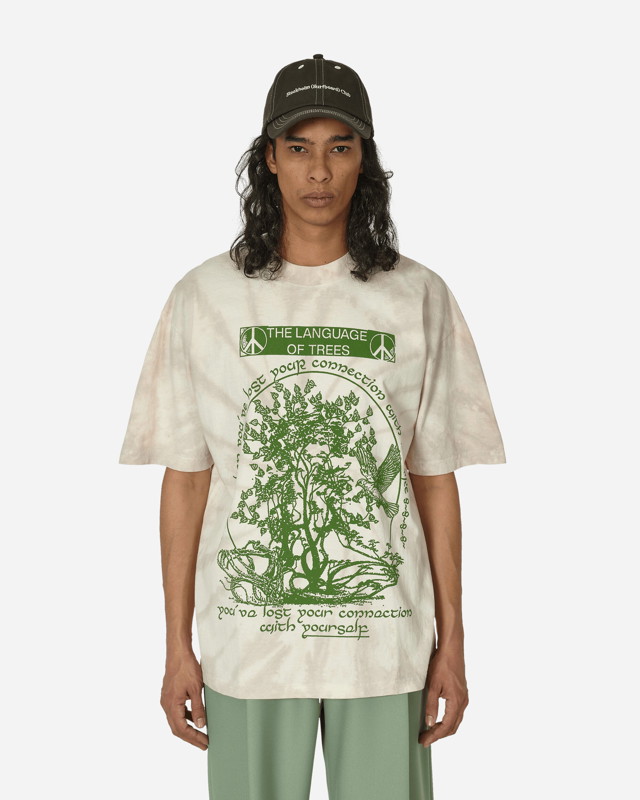 Póló Online Ceramics Looking at a Tree Tie-Dye T-Shirt Multicolor Bézs | TREETEE TIEDYE