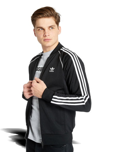 Dzsekik adidas Originals Superstar Track Top Primeblue Fekete | GF0198