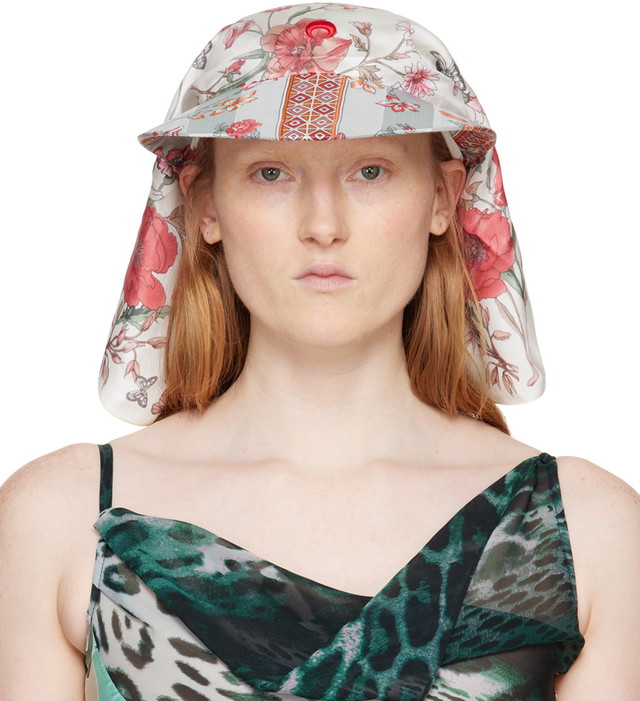 Kupakok Marine Serre Regenerated Silk Scarves Veiled Cap Rózsaszín | UHG032