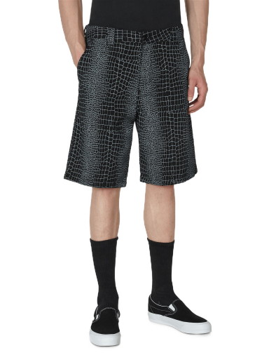 Rövidnadrág Fucking Awesome Crocodile Shorts Fekete | PN5490 001