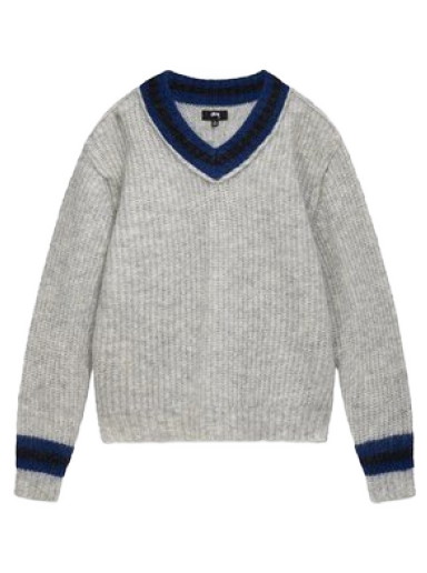 Pulóver Stüssy Mohair Tennis Sweater Szürke | 117142-0016