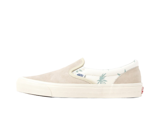 Sneakerek és cipők Vans Slip-On Modernica Light Blue Repeat Palm Leaf Bézs | VN0A45JKVQK