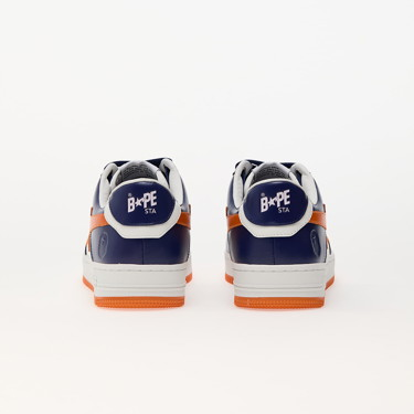 Sneakerek és cipők BAPE A Bathing Ape Men's BAPE Sta Leather Sneakers in Blue, Size UK 10 | END. Clothing Sötétkék | 001FWK301303M-BLU, 4