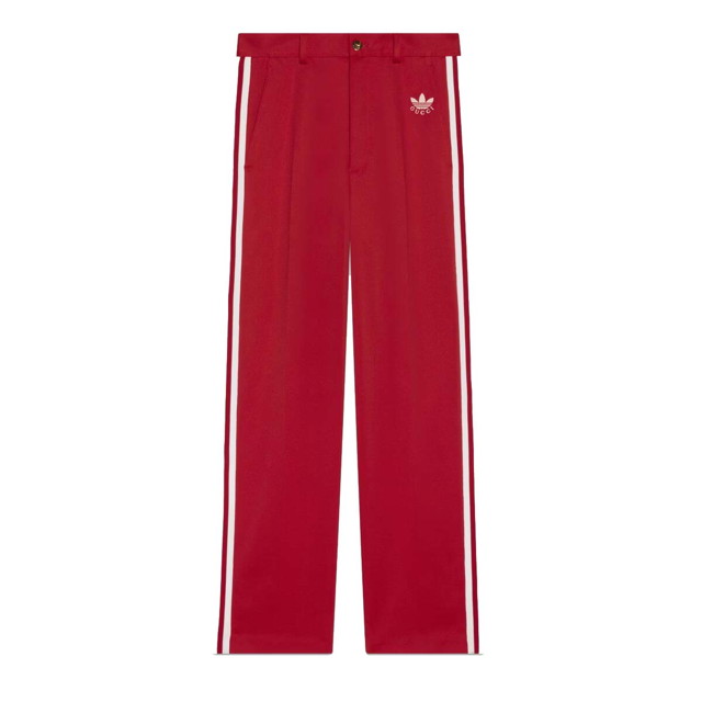 Nadrág Gucci adidas x Jersey Pant Red 
Piros | 710399 ZAKQU 6429