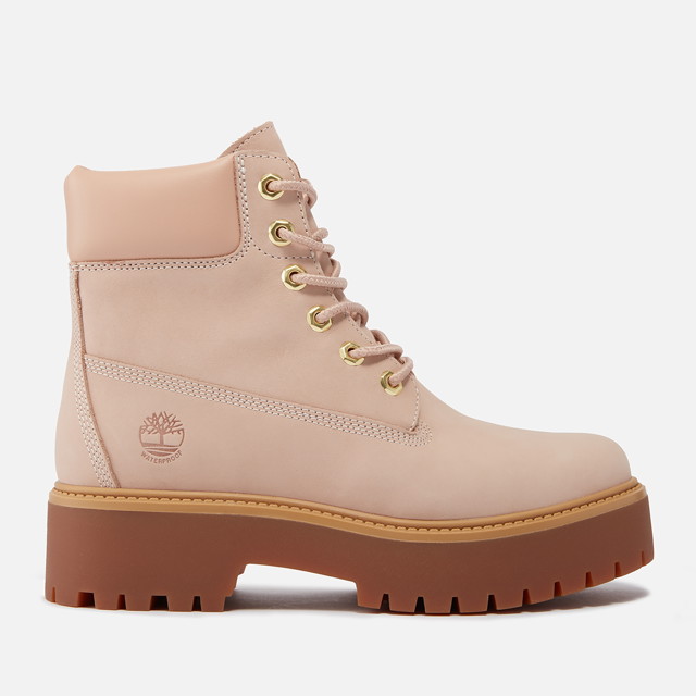 Ruházat Timberland Women's Slone Street Nubuck Boots - UK 3 Bézs | TB0A6AWCDR1