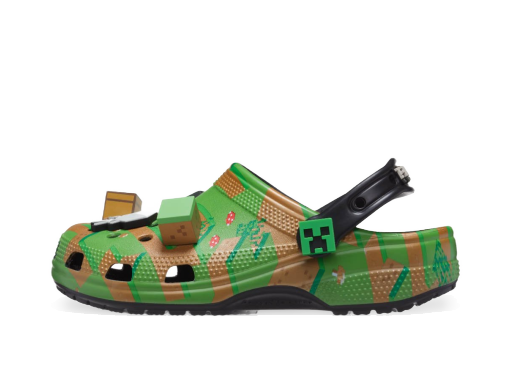 Sneakerek és cipők Crocs Elevated Clog Minecraft Zöld | 208472-90H