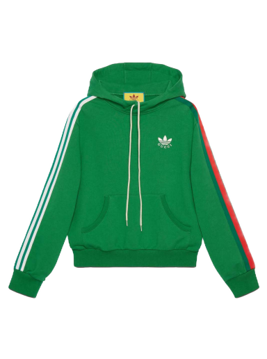 Sweatshirt Gucci adidas x Cotton Hoodie Zöld | 692107 XJEKQ 3826