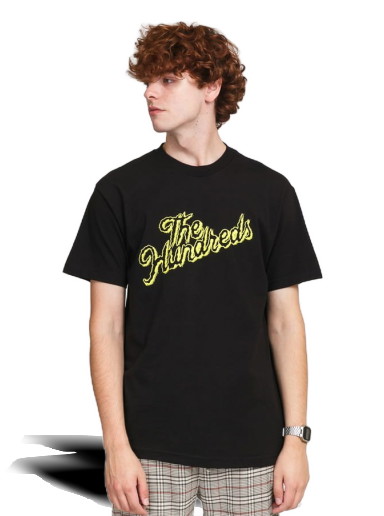 Póló THE HUNDREDS Grave Slant T-Shirt Fekete | T20F201030 / 0001