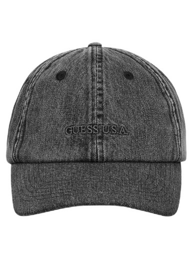 Kupakok GUESS Washed Denim Dad Hat Szürke | M3GZ17D50J0 DEGY