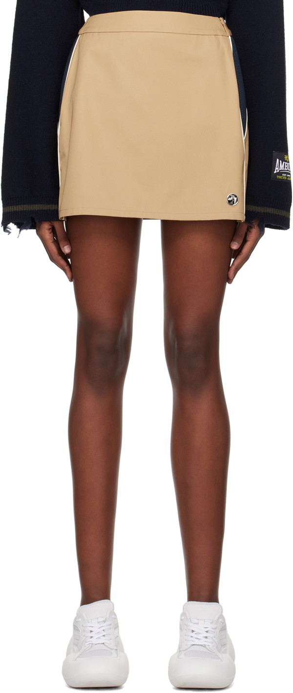 Szoknya Ambush Sponge Miniskirt Bézs | BWCU003S24FAB0016200