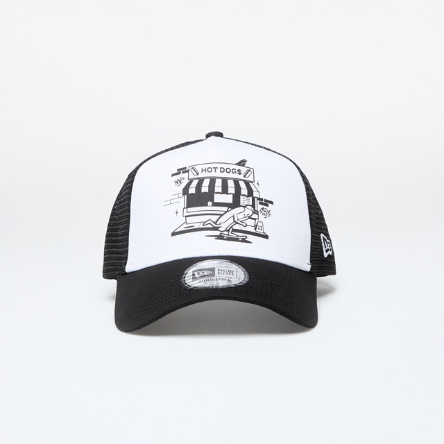 Kupakok New Era 9Forty Hot Dog$ Trucker Black/ White Fekete | 60503522