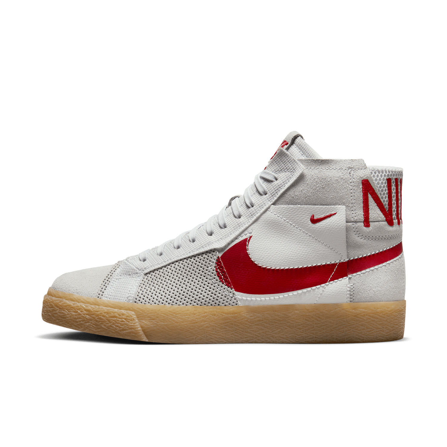Sneakerek és cipők Nike SB Zoom Blazer Mid Premium Szürke | FD5113-100, 0