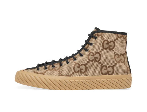 Sneakerek és cipők Gucci Maxi GG High Top 'Beige Ebony' Bézs | 703034 UKOH0 2590