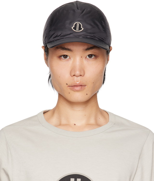 Kupakok Rick Owens Moncler x Patch Cap Fekete | MU02C3B03 M3632