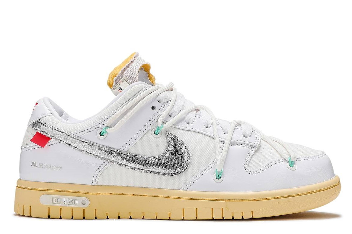 Sneakerek és cipők Nike Off-White x Dunk Low "Lot 01 of 50" Fehér | DM1602-127, 0