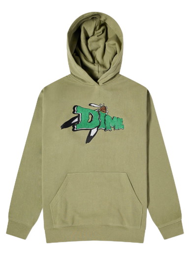 Sweatshirt Dime Encino Chenille Hoodie Zöld | DIME23D2F9GRN