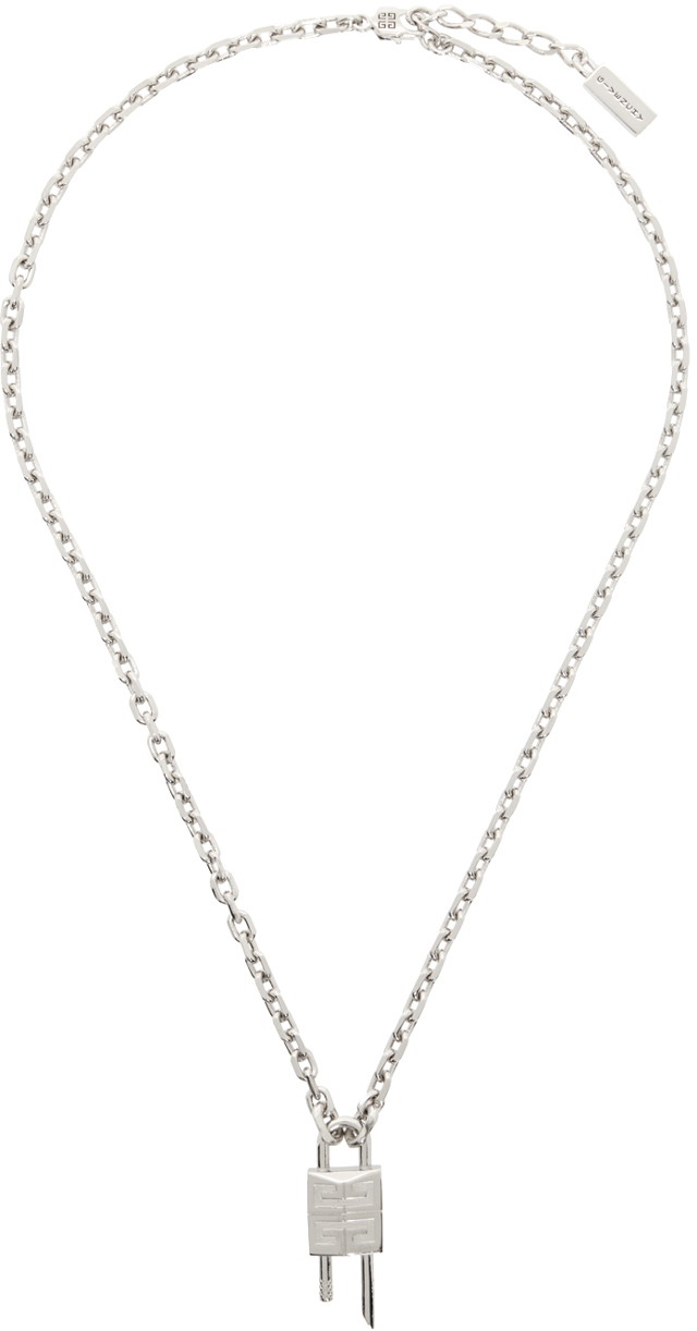 Nyakláncok és láncok Givenchy Mini Lock Necklace Bézs | BF00M0F003710